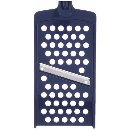 Delish Kitchen Pearl Metal Grater, Navy, 24.5 x 9 x 2 cm, PC Slicer, CC-1268