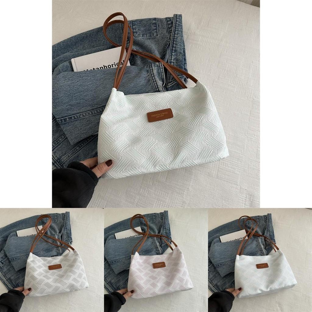 Stylish Gray Pink Blue Green 2024 Summer New Tote Bag Casual Commuter Handbag For Women