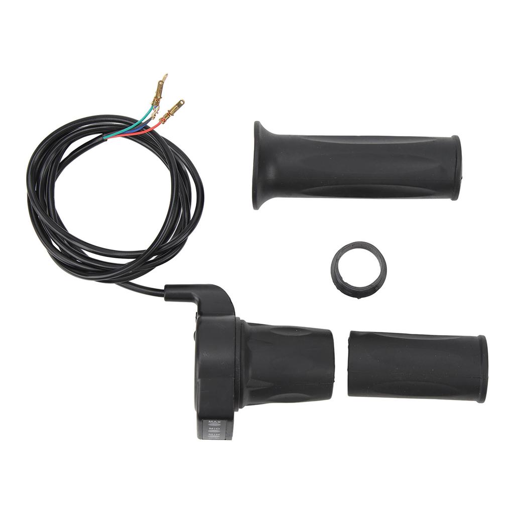 Electric Bike Throttle Grip Waterproof Twist Handlebar Accessories for Lithium Power Modification