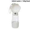 2-in-1 Dog Water Bottle Food Grade Leakproof Portable Pet Drinking Feeder for Small Big Dogs Outdoor Travel Hiking