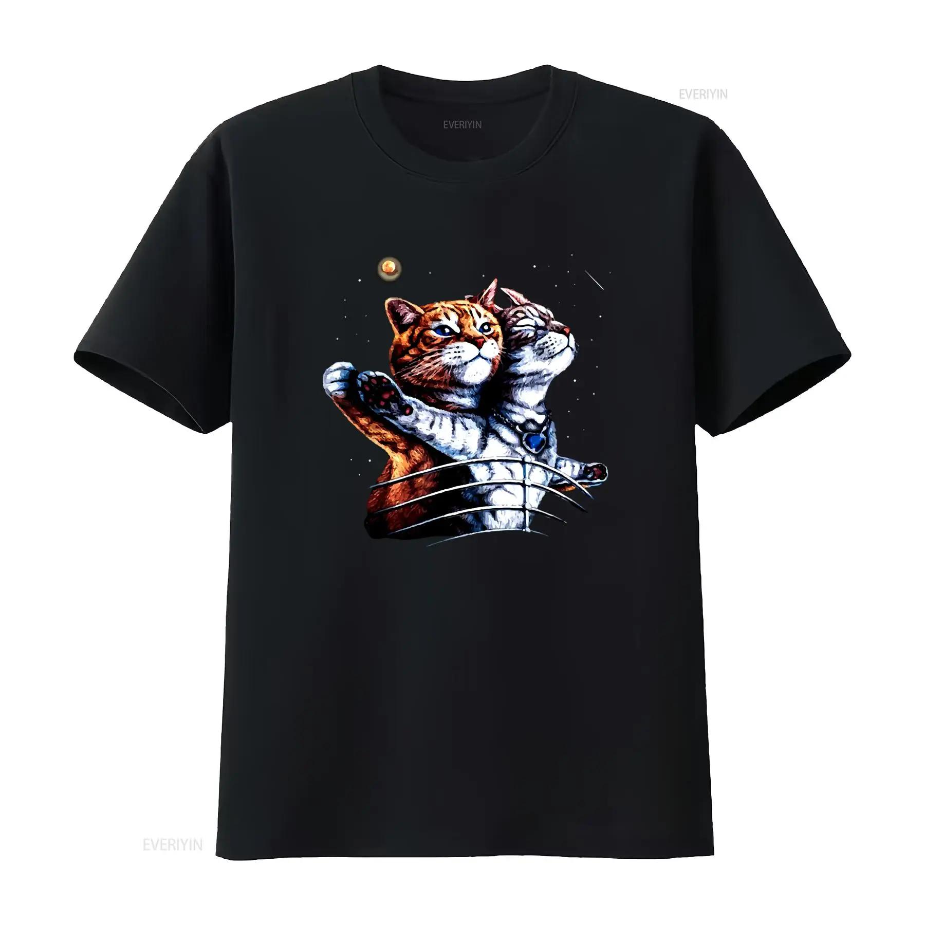 

Retro Titanic Cat Kitten Lover Vintage Funny T Shirt Summer vintage Washed Soft Versatile Comfortable Breathable Casual Unisex S
