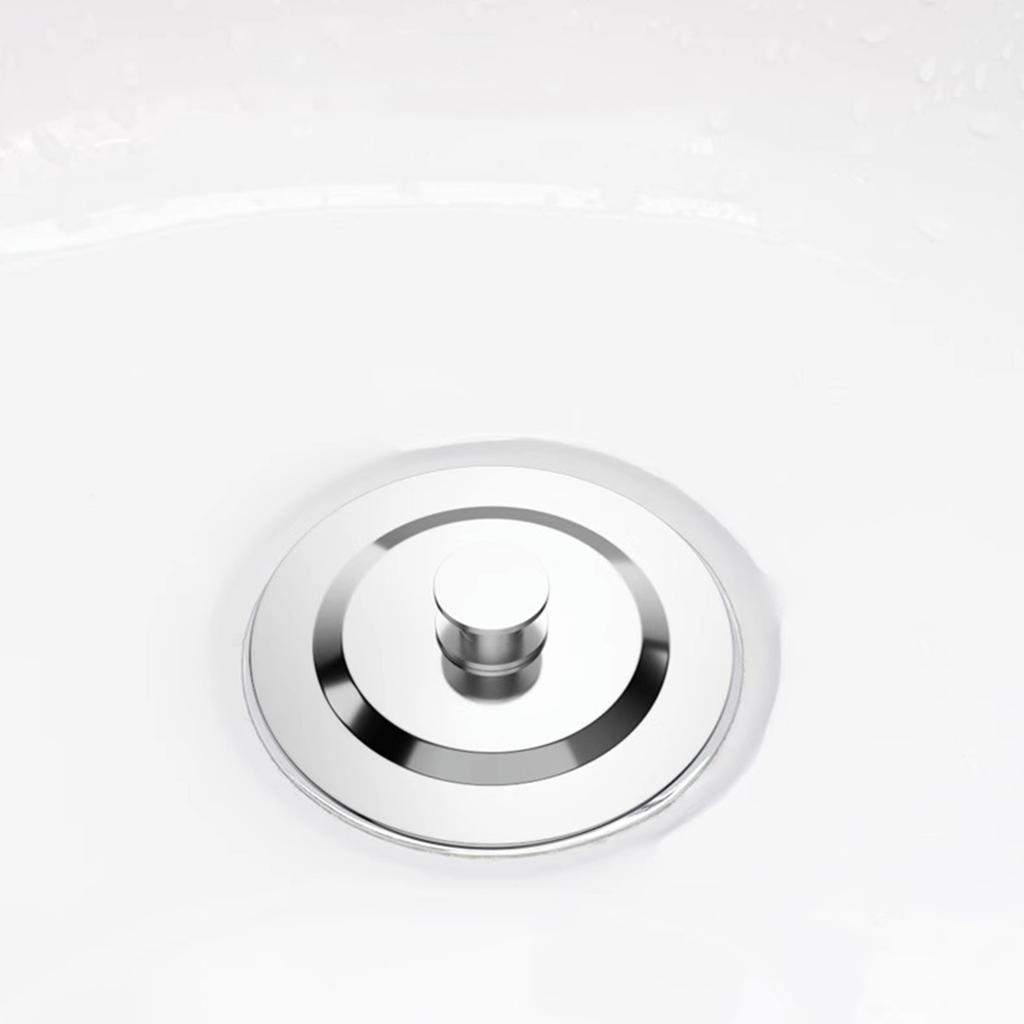 Bathtub Drain Stopper Universal Washbasin Bath Plug Stainless Steel Sink Plug Cover Bath Tub Water Stopper Durable