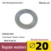 Galvanized Thickened Flat Washer M3-M16