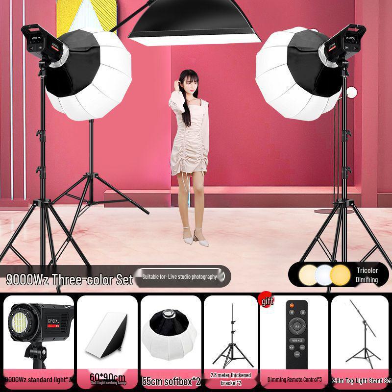 Ultra-Bright Spherical Fill Light for Live Streaming and Photography