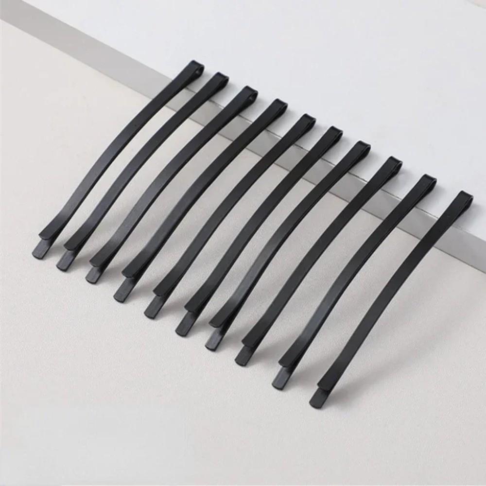 6/12Pcs 6.5/8.5CM Black Hair Clips Arc-shaped Barrette New Hairpins  Headdress