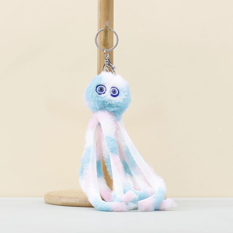 Cartoon Octopus Plush Keychain Soft Toy Perfect Backpack Collecting Accessories