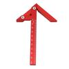 Center Gauge 105mm 45 degrees  90 degrees  Aluminum Alloy Line Ruler Measuring Scribing Tool for Woodworking