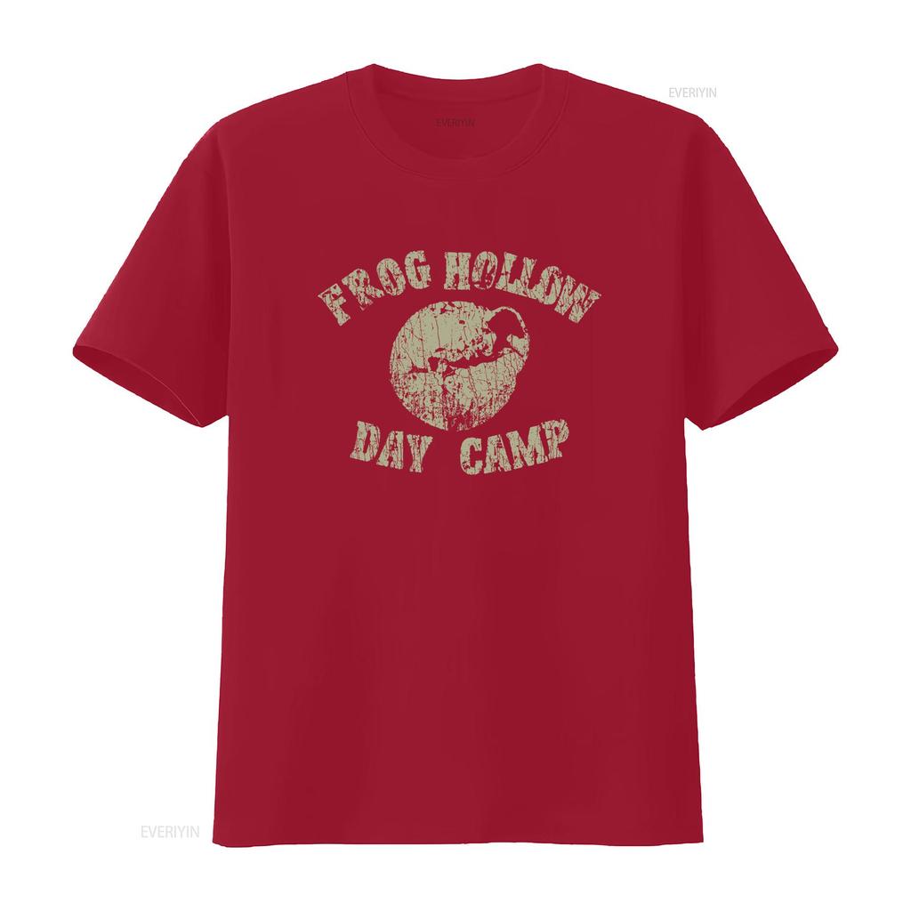 Frog Hollow Day Camp T Shirt Vintage Style As Worn By Frank Zappa vintage Washed Unisex Slightly Breathable fashion Stretched