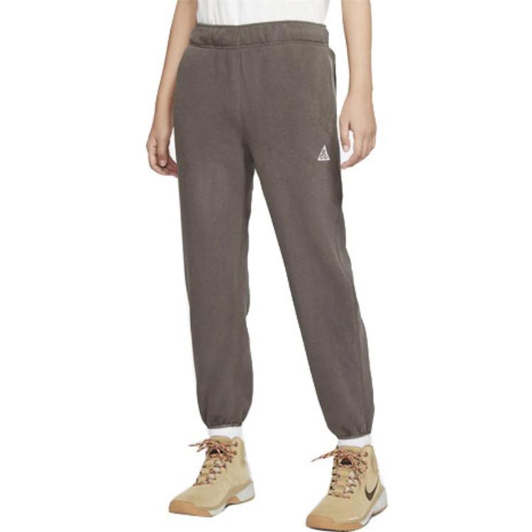 Nike ACG Logo Print Casual Jogger Knit Pants Women Bottoms Ironstone CV0615-004