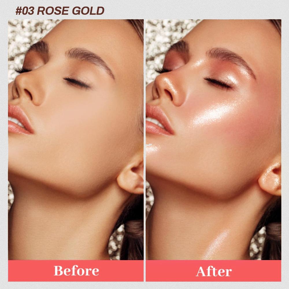 Glitter Body Oil for Glowing Skin Highlighter Brightening Body Oil Moisturizing Skin Illuminator Shimmer Body Oil 30ml