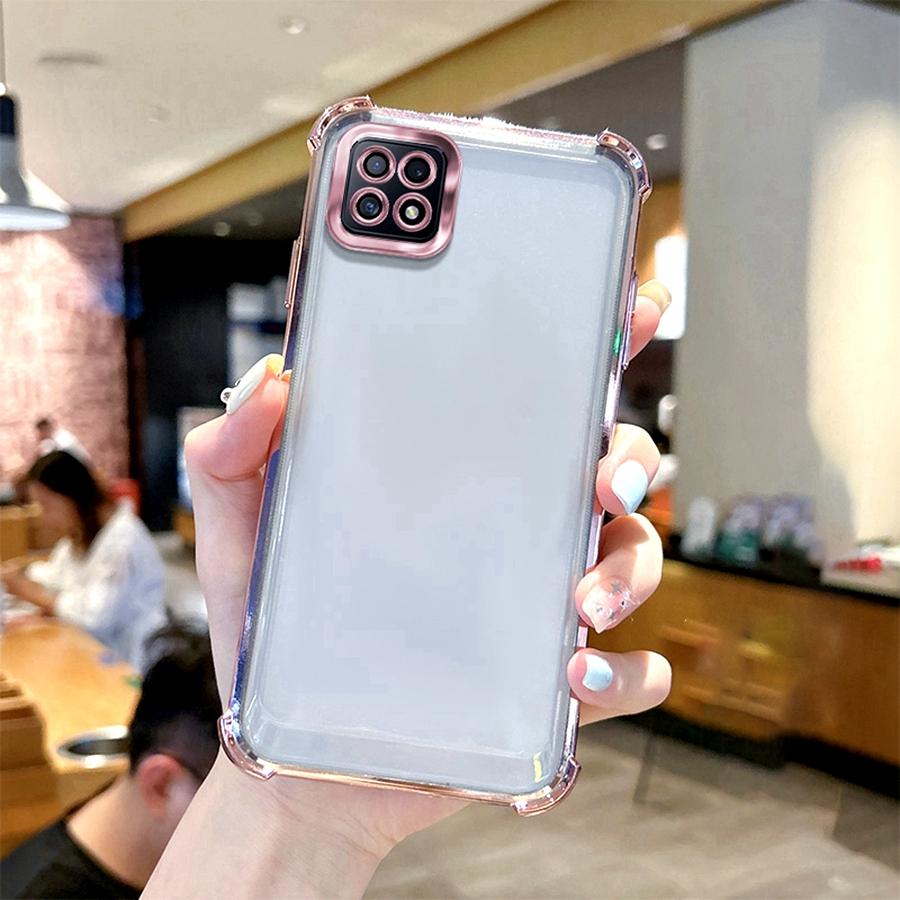 Shookproof Lens Case For Realme C30 C33 C35 C53 C51 C55 C63 C61 C65 C67 C11 C25S C21 C21Y C25Y C75 C71 Plating Silicone Cover