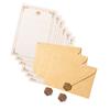 Antique Stationary Letter Paper and Envelopes Set 6 Lined Writting Paper 3 Matching Envelopes 3 Seal Stamp Sticker