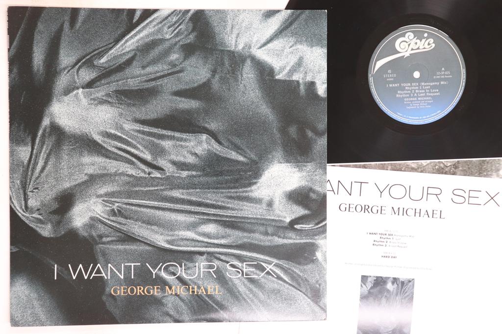 12inch Record GEORGE MICHAEL - I Want Your Sex / Hard Day 123P825 Epic 1987 Japan Dance & Electronica Used