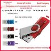 Creative Metal USB Flash Drive - High-Speed Options: 16GB, 32GB, 64GB, 128GB - Ideal for Engraving and Gifting