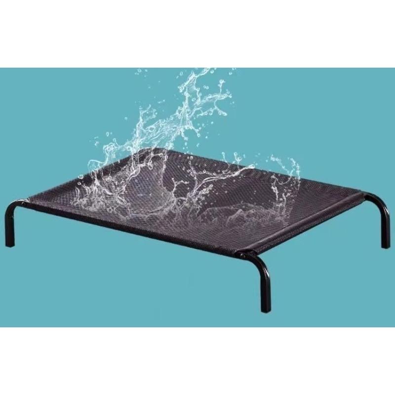 Elevated Dog Bed Outdoor Portable Pet Bed Dog Hammock with Washable Breathable Mesh