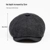Men's British Retro Wool Octagonal Cap - Autumn/Winter Warm European Duckbill/Beret Style