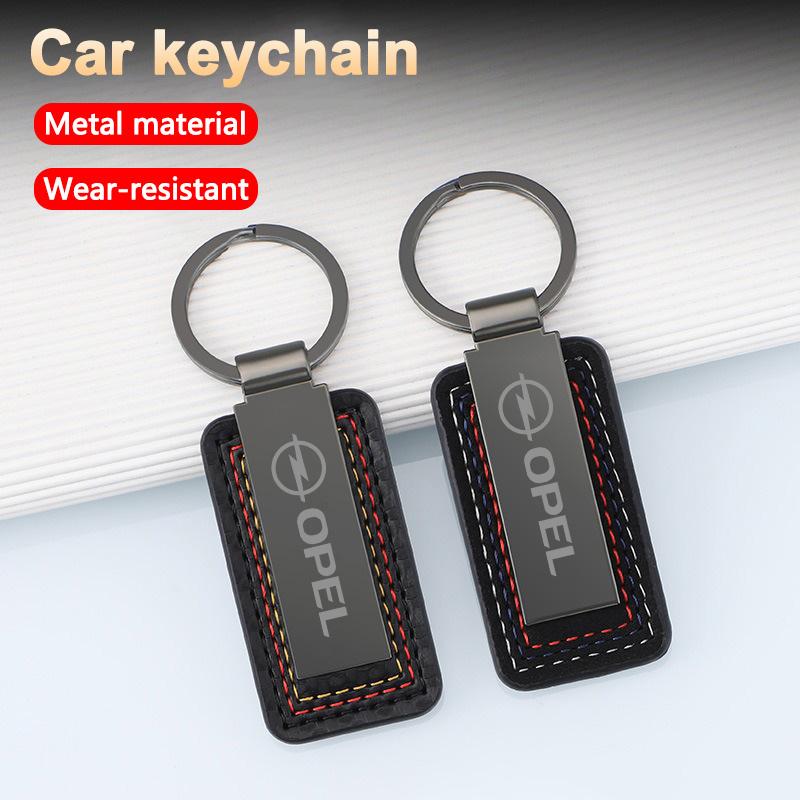 BBHI3 Alloy Keychain Holder for Opel ZAFIRA Logo J H G Corsa D Key Ring Gift Auto KeyRing Pendant Keys Buckle Car Styling Decoration