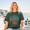 Yoga Tree Pose Meditation T-Shirt – Gift for Family Mom Dad Grandma Grandpa Crew Team Party Tee
