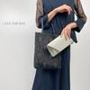 Kleid K.O. Formelle Tasche für Hochzeiten, Beerdigungen und andere Zeremonien, Große Partytasche, Hochzeits-Nebenbeutel, Formeller Nebenbeutel, Beige, Schwarz, Silber, Tragetasche,