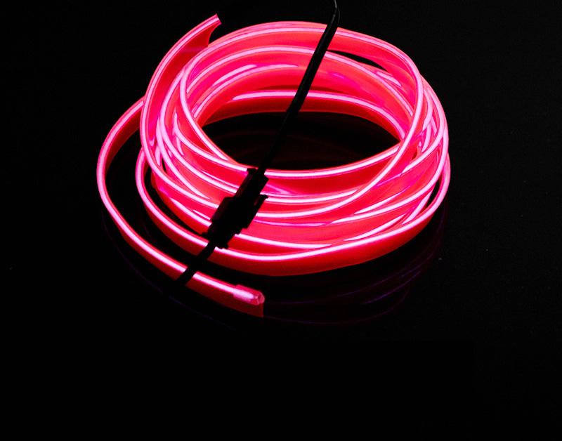 5V USB Driver New 5 Meter EL with Edge Cold Light Car Ambient Lighting LED Interior Ambient Light Luminous Line Door Gap Light