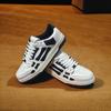 Retro Chic: 2025 Autumn/Winter Leather Low-Top Dirty  Shoes for  Couples