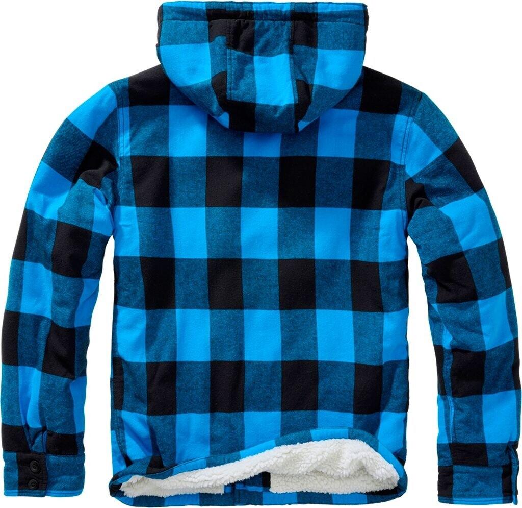 Зимняя куртка Brandit Lumberjacket Hooded black/blue