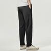 Men's High-Elastic Breathable Spring and Autumn Casual Sports Pants Loose Black Trousers for Men