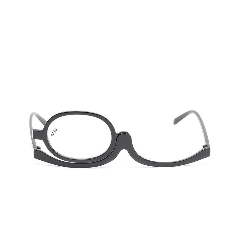 Makeup Presbyopic Glasses Single Piece 120 Degree Rotation Single Side Glasses Multifunctional Full Frame