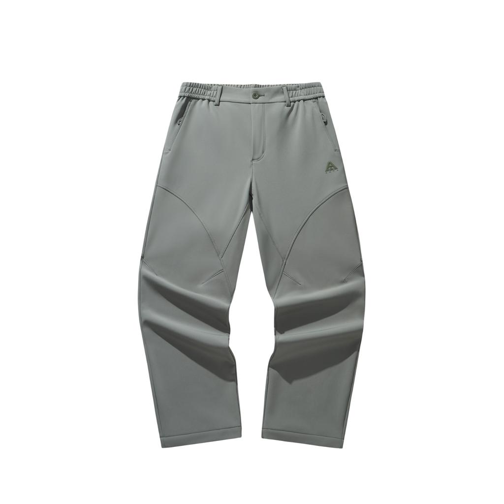 Anta Outdoors 2025 Winter Mens Woven Sports Long Pants Casual Pants Men bottoms Light-Green 952546503-3