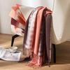 Winter Warm Print Cashmere Shawl Scarf Luxury Colorful Blanket Pashmina Wraps Bufanda With Tassel Casual Echarpe Poncho Stole