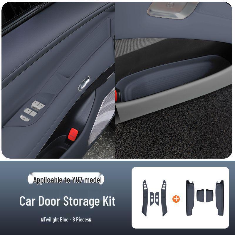 Compatible with 25 Xiaomi YU7 Models: Car Door Window Lift Panel Sticker & Button Frame Pad.