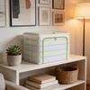 Foldable Steel Frame Storage Bin With Clear Pvc For Bedroom Organizing And Clothes