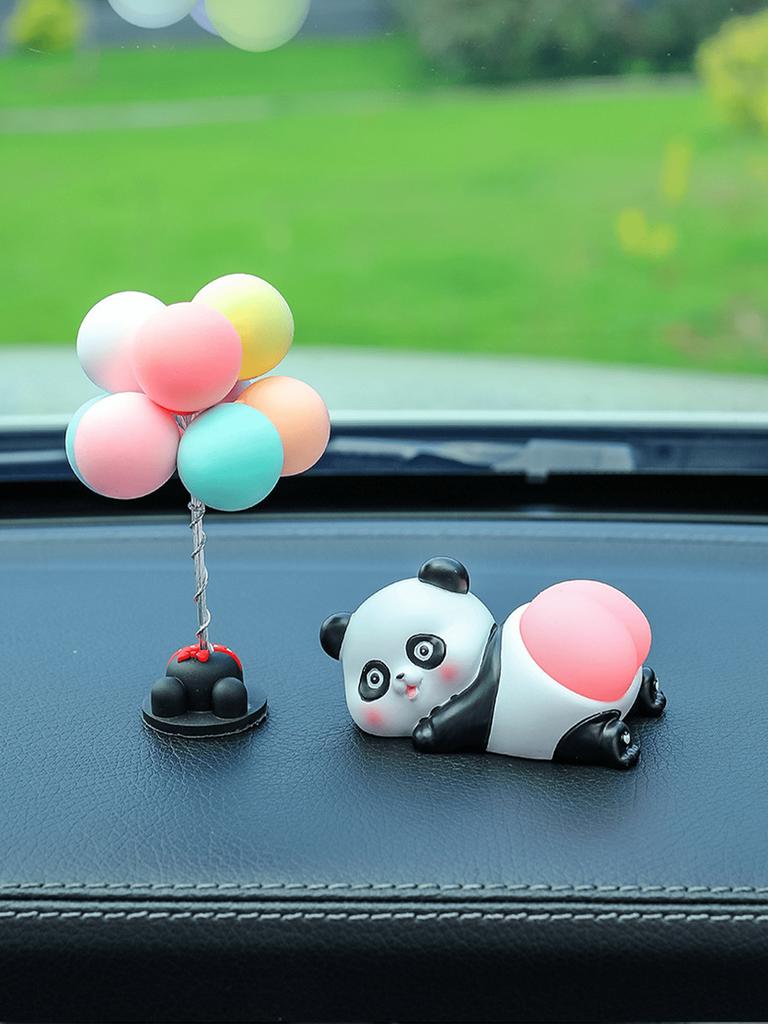 Cute Squishy Butt Cat Car Ornament – Adorable Sleeping Kitten Dashboard Decor
