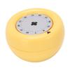 Kitchen Visual Timer Magnetic Visual Cooking Mechanical Timer with Loud Alarm for Nap Alarm Study Reminder Creamy Yellow