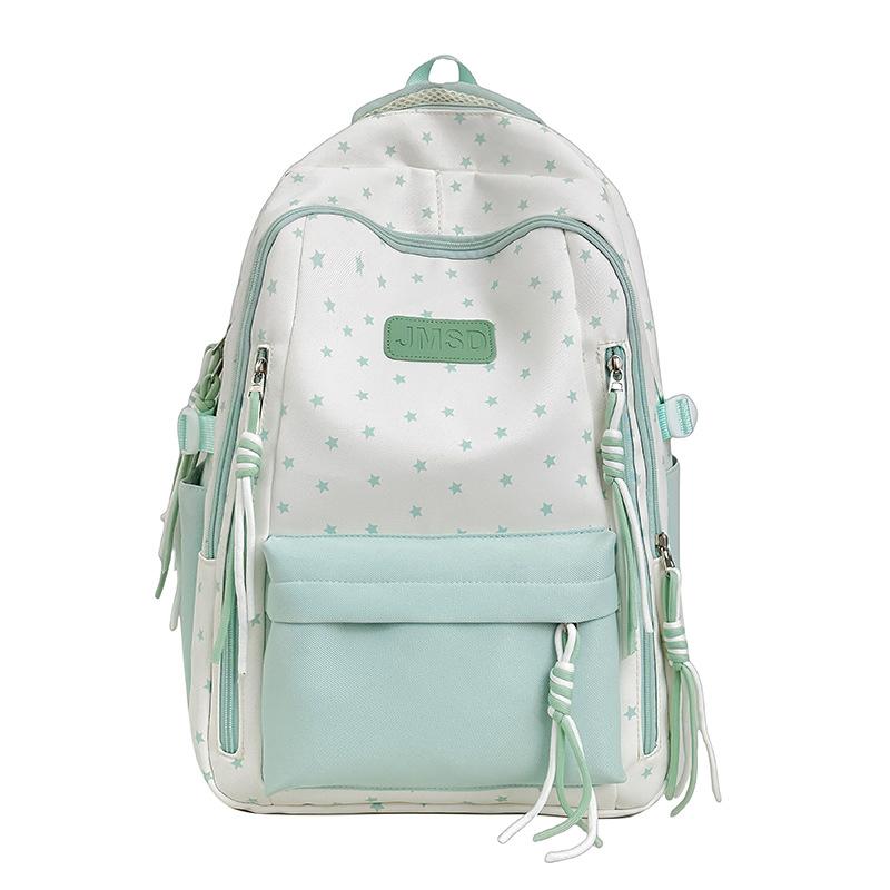 Schoolbag small fresh schoolbag female college student Korean version ins cute computer backpack junior high school high school student large capacity
