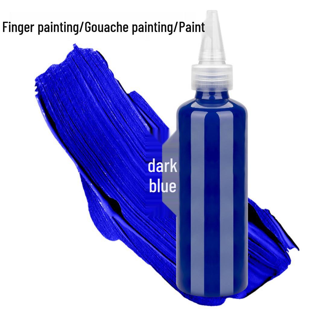Set de Pintura de Dedos Lavable para Niños 100ml – Arte DIY Gouache Acrílico Acuarelas