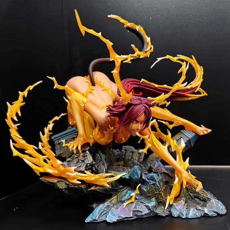 25cm Bleach Thousand Year Blood War Yoruichi Shihouin Anime Gk Figure Desk Decor Pc Case Ornament Collectible Toy Fans