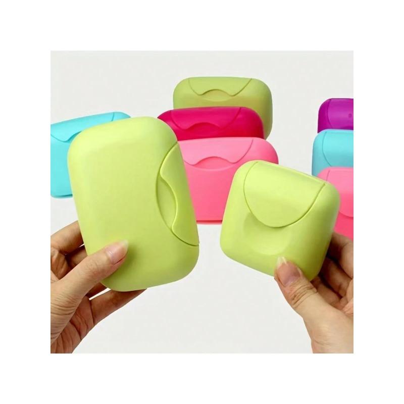 Portable Cute Soap Holder Travel Hand Soap Container Box - Eco-Friendly Soap Dish for On-the-Go Hygiene