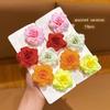 10 Colorful Random Flower Hair Clips for Daily Use As Hair Accessories