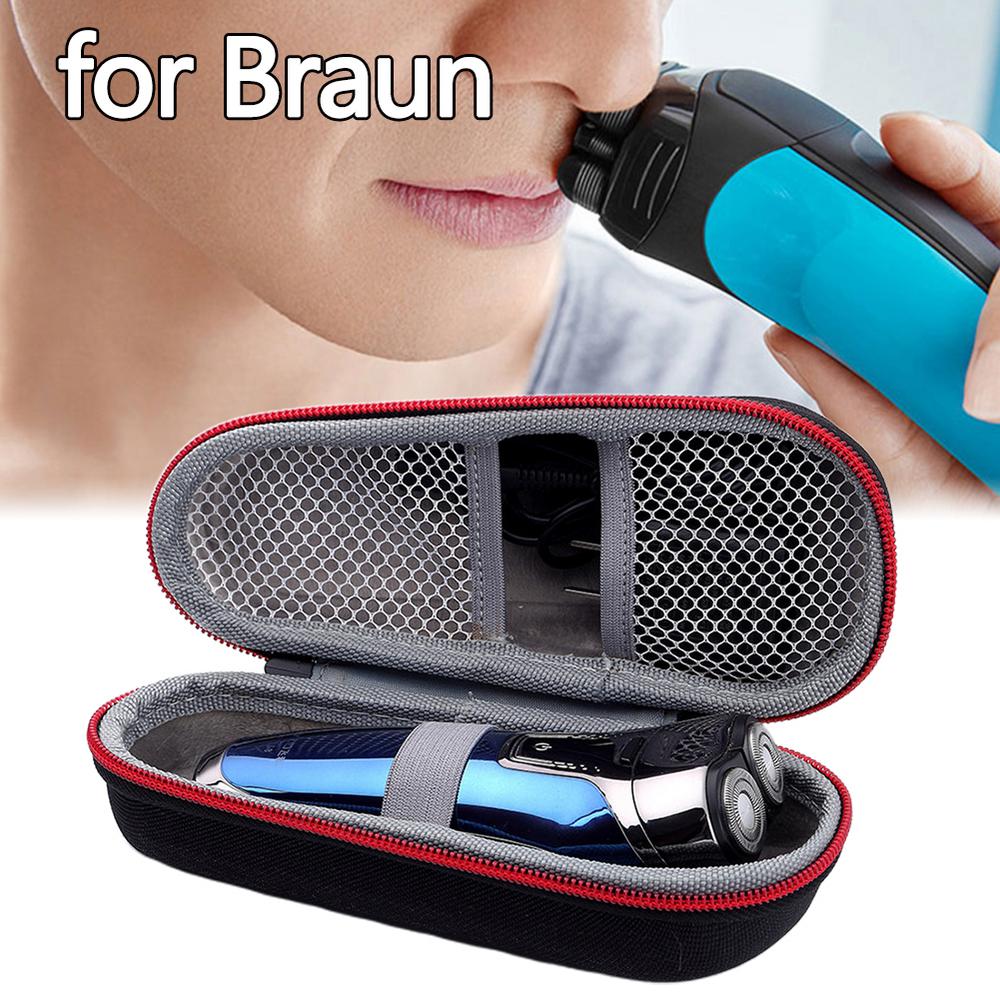 Shaver Storage Bag For Braun Box EVA Moulded Liner Carrying Hard Case Mesh Bag Universal For Braun Series 3 Series 5 Series7