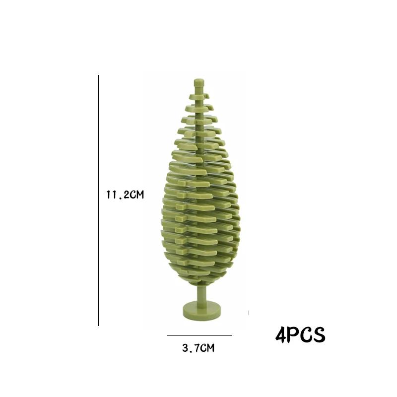NEW Plants Pine Tree Spruce Rockery Building Blocks City Street View Garden Landscape Brick Compatible 3778 32607 2435 6064 2417