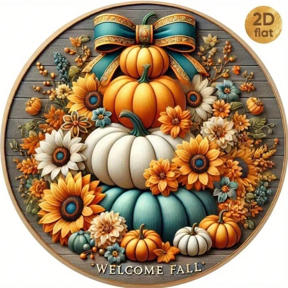 Handmade Metal Tin Plate Wall Art Home Decor 20x20cm