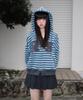 Rose Franz Double Buckle Pleat Mini Skirt [Charcoal]