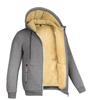 Men's Lambskin Hooded Sweatshirt, 2026 Fall/Winter, Trendy Solid Color, Plus Velvet, Thickened Jacket