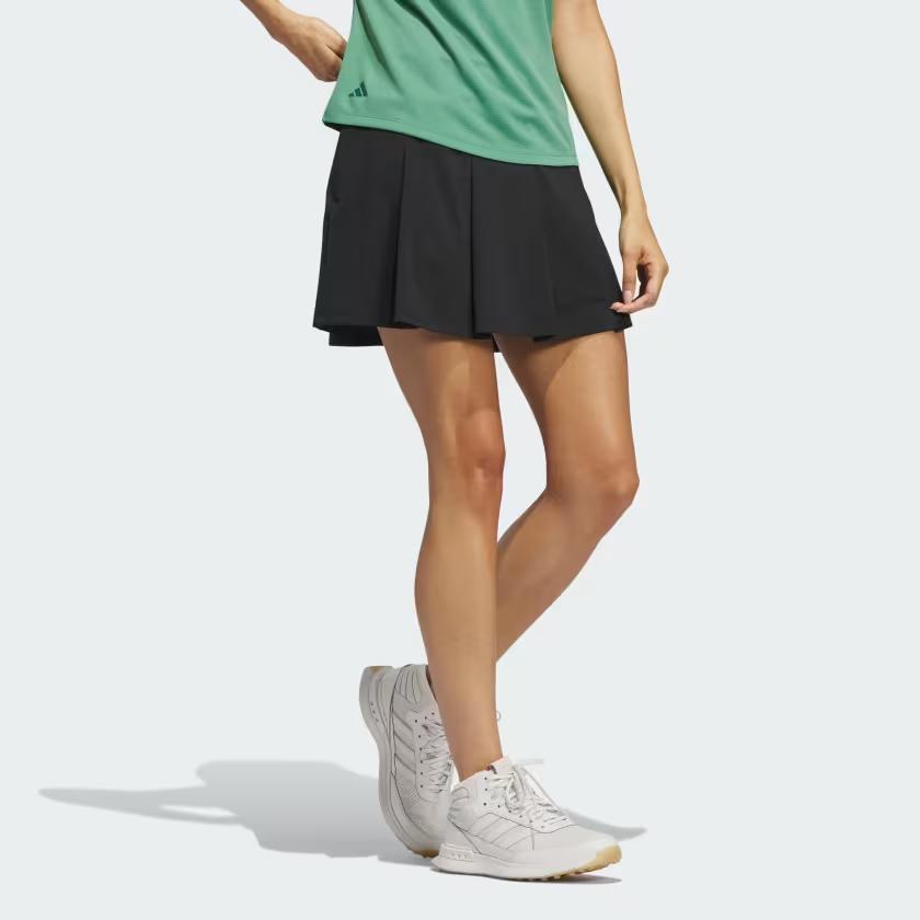 Adidas Ultimate365 Tour Comfortable Stylish Breathable Pleated Casual Skirt Women Skirts Black IV7530