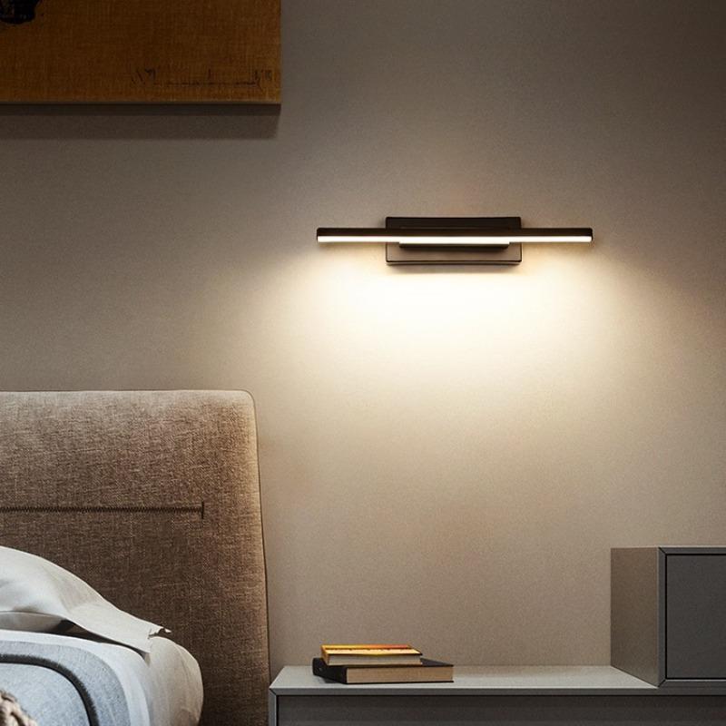 Wall Light 330 Rotatable Adjustable Light Angle Indoor LED Wall Lamp  Simple Aluminum Light Fixture for Living Room Hallway