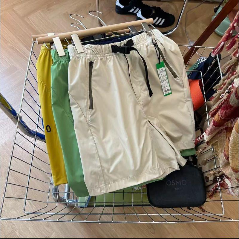 

Summer New Arrival! Outdoor Mountain Shorts Men s and Women s Casual Lightweight Quick-Drying Breathable Workout Shorts Couple Beige US4