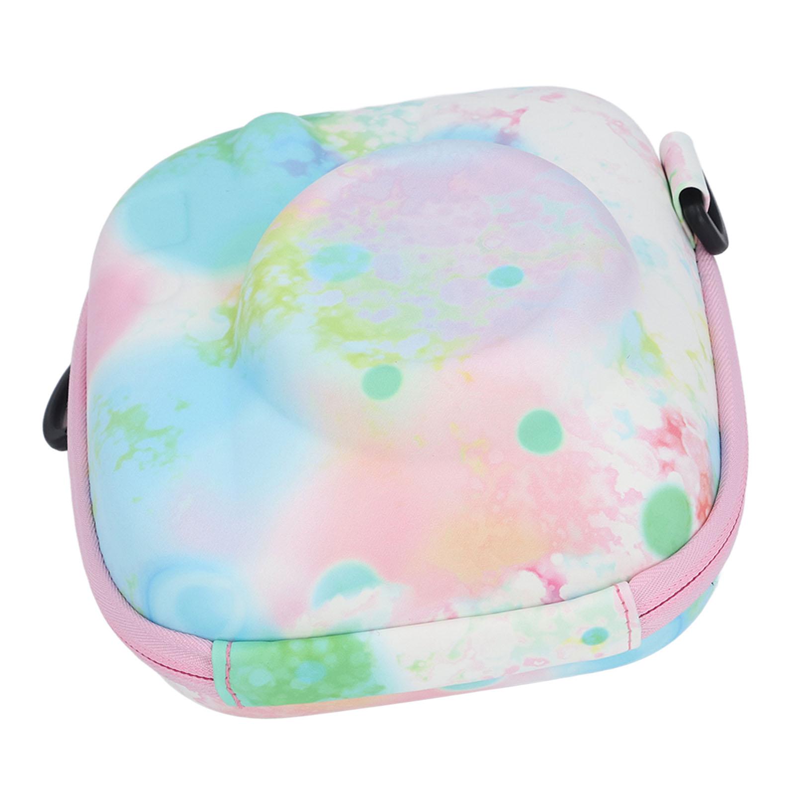 

Instant Camera Hard Case Scratch Proof Cute Colorful EVA Carrying Bag for Fujifilm Instax Mini 7 8 9 11 12 40 Bubble Watercolor