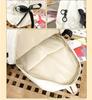 Girls' Corduroy School Backpack with Ribbon Bow - Perfect for High School and College