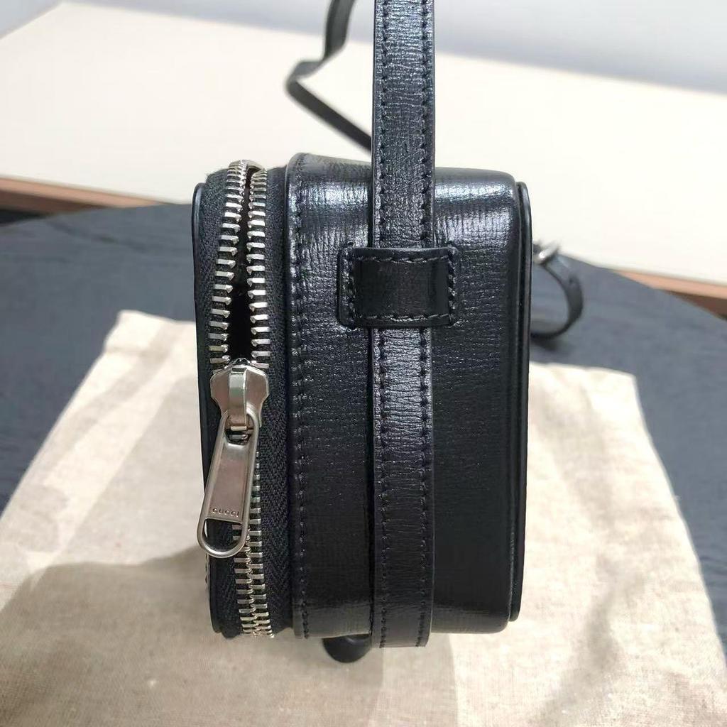[Pre-Owned] Retro GG Supreme Canvas Leather Mini Crossbody Bag - Excellent #1NSR34H